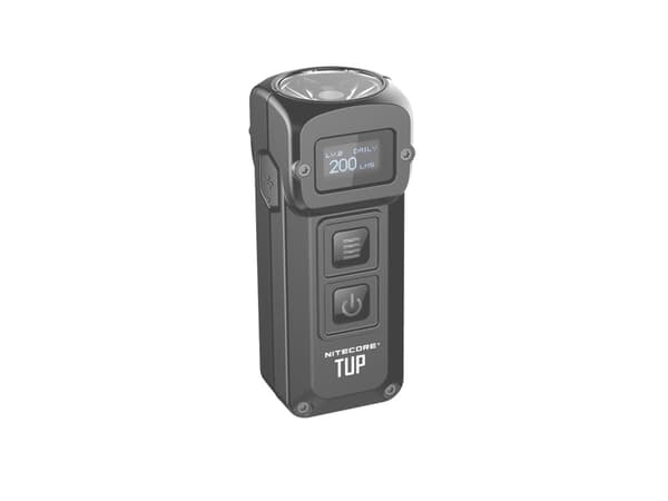 Nitecore TUP, Käsikokoinen taskulamppu, Harmaa, 1 m, IP54, LED, 1 lamppua