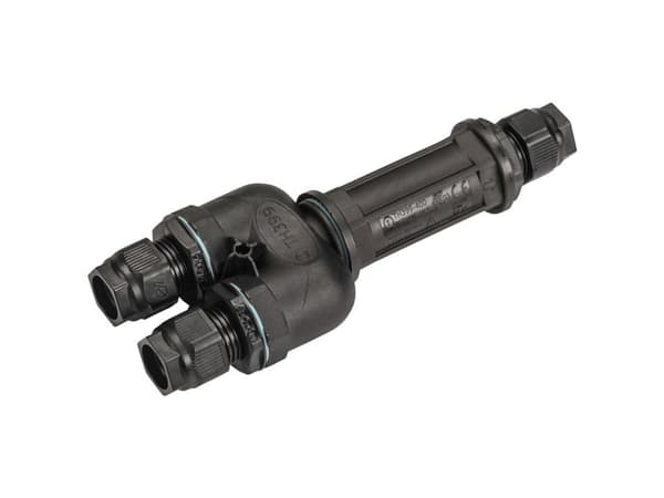 SLV 1006453 Liitäntärasia 450 V 33 mm Musta