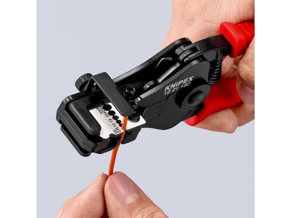 Knipex 12 21 180, Skyddsisolering, 366 g, Svart, Röd