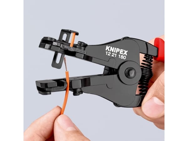 Knipex 12 21 180, Skyddsisolering, 366 g, Svart, Röd