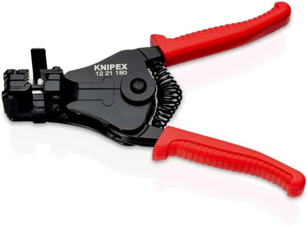 Knipex 12 21 180, Skyddsisolering, 366 g, Svart, Röd