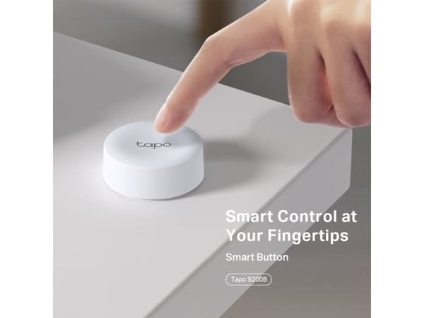 TP-Link Tapo S200B, Langaton, Valkoinen, Seinä, 868, 922 MHz, Sisätila, Android, iOS