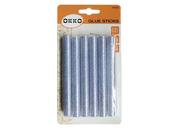 Okko Glue Sticks 6Pcs Set.11.2X100mm.Silver