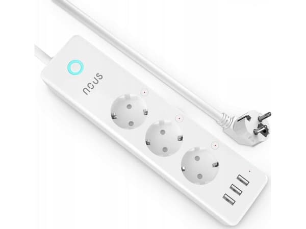 Smart Wi-Fi Extender A5, 3450W, energiamittauksella, TUYA / Smart Life, NOUS
