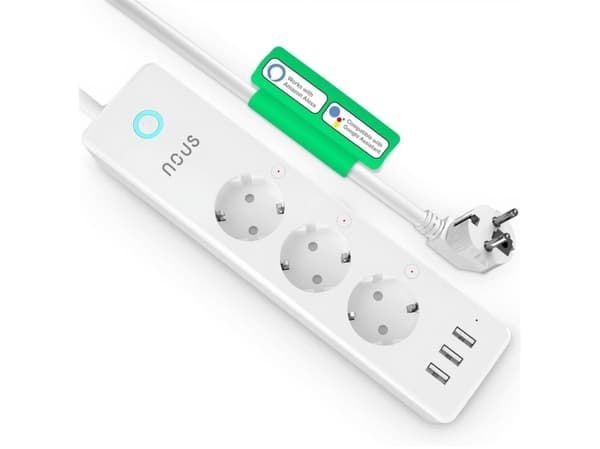 Smart Wi-Fi Extender A5, 3450W, energiamittauksella, TUYA / Smart Life, NOUS