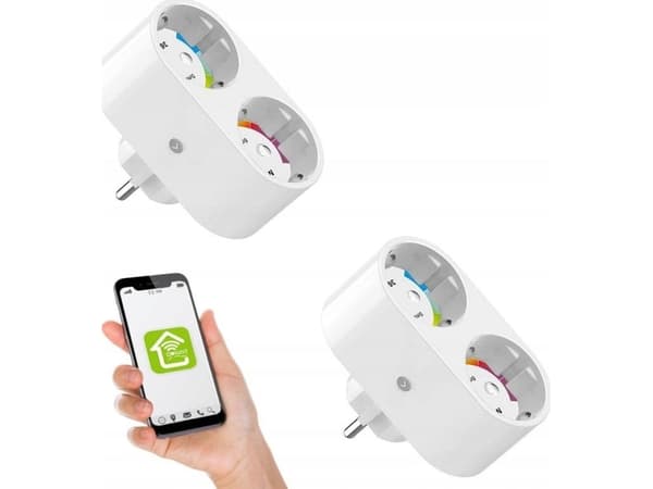 Gosund SP211 kaksinkertainen WiFi älypistorasia, 2 kpl 3500W (kaksi kappaletta) Tuya Tuya
