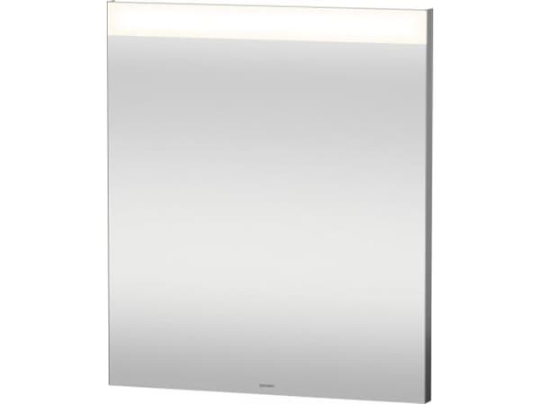Duravit Spejl m LED lys 60x70 - 3,5cm dyb lysfelt øverst, ekstern kontakt, 4000 Kelvin, 8 W
