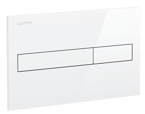Laufen trykplade - Laufen trykplade hvid dobbeltskyl