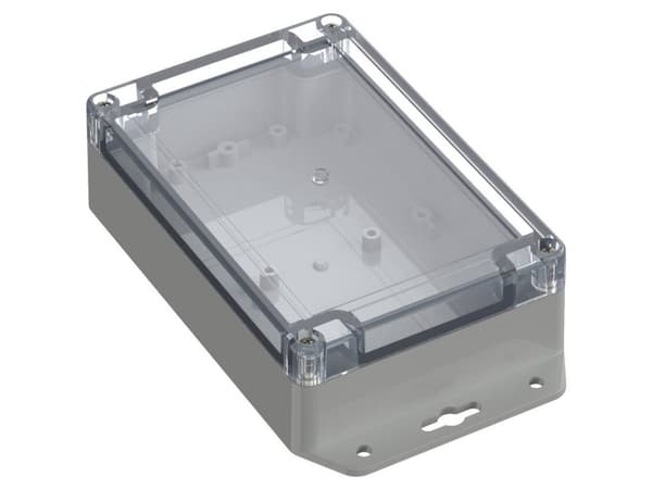 TRU COMPONENTS TC-10860760 Universalskåp 150 x 100 x 45 ABS-PC Ljusgrå 1 st