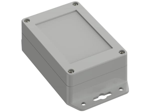 TRU COMPONENTS TC-10860476 Laippakotelo 105 x 70 x 40 ABS Vaaleanharmaa 1 kpl