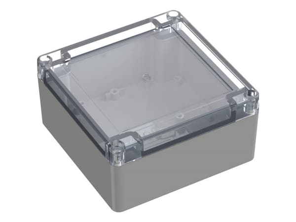 TRU COMPONENTS TC-10860676 Universalskåp 119,80 x 119,80 x 60,10 Polykarbonat Ljusgrå 1 st