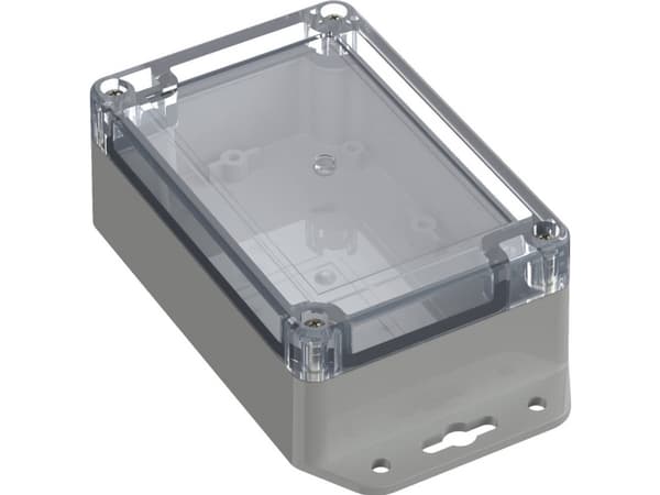 TRU COMPONENTS TC-10860568 Laippakotelo 120 x 80 x 45,20 Polykarbonaatti Vaaleanharmaa 1 kpl