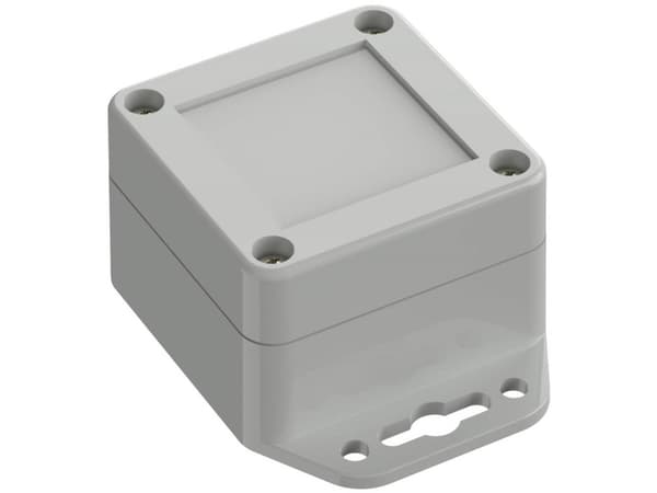 TRU COMPONENTS TC-10860396 Laippakotelo 60 x 60 x 40,10 Polykarbonaatti Vaaleanharmaa 1 kpl