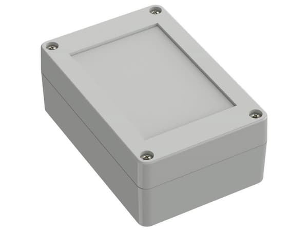TRU COMPONENTS TC-10860452 Yleiskaappi 105 x 70 x 40 Polykarbonaatti Vaaleanharmaa 1 kpl
