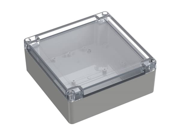 TRU COMPONENTS TC-10860872 Yleiskaappi 149,90 x 149,90 x 60 ABS-PC Vaaleanharmaa 1 kpl