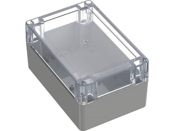 TRU COMPONENTS TC-10860824 Yleiskaappi 150 x 100 x 75 Polykarbonaatti Vaaleanharmaa 1 kpl