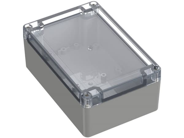 TRU COMPONENTS TC-10860780 Universalskåp 150 x 100 x 60 Polykarbonat Ljusgrå 1 st