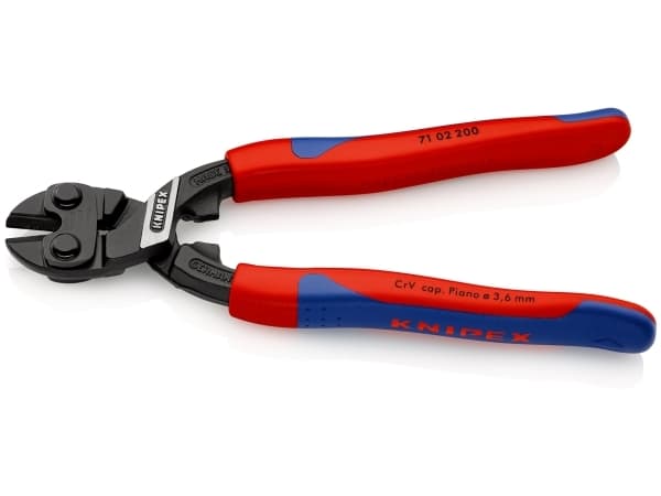Knipex CoBolt, Voimaleikkurit, Kromivanadiini-teräs, Muovi, Sininen, Punainen, 200 mm, 372 g