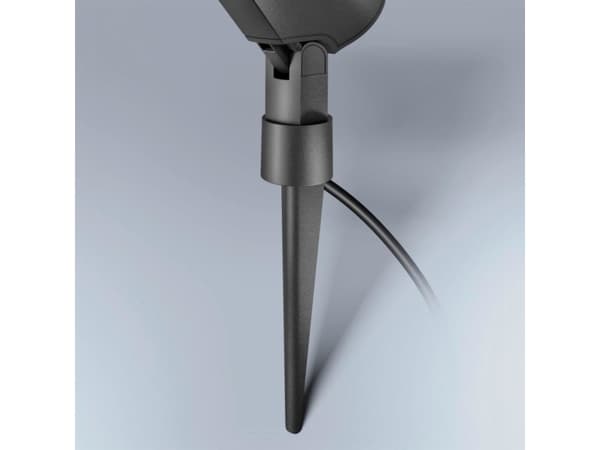 STEINEL 110078984, Spotbelysning, Sort, Aluminium, II, IP44, AC
