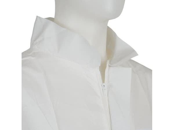 3M 4440, Vit, XL, Vuxen, Unisex, Benlös, Dragkedja