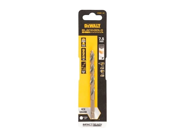 Dewalt DT20611-QZ HSS-G Metallspiralborrmaskin 1 st. 7,5 mm Totallängd 114 mm Skärkant av rostfritt stål 1 st