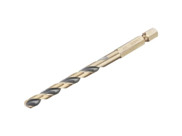 Dewalt DT20608-QZ HSS-G Metallspiralborrmaskin 1 st. 6 mm Totallängd 102 mm Skärkant av rostfritt stål 1 st
