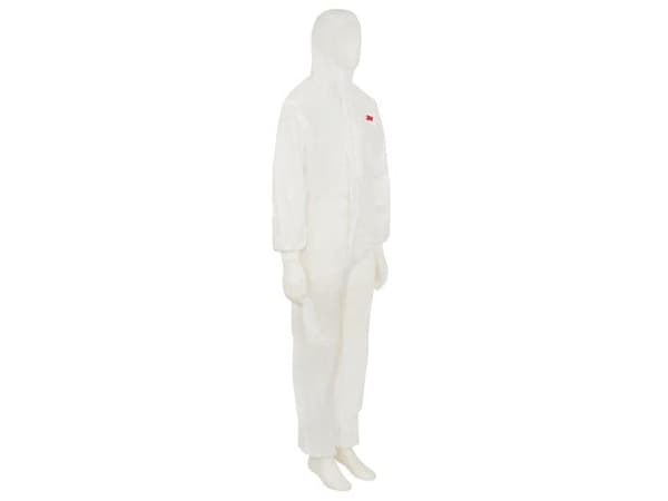 3M 4520, Grön, Vit, 3XL, Vuxen, Unisex, Dragkedja, Front