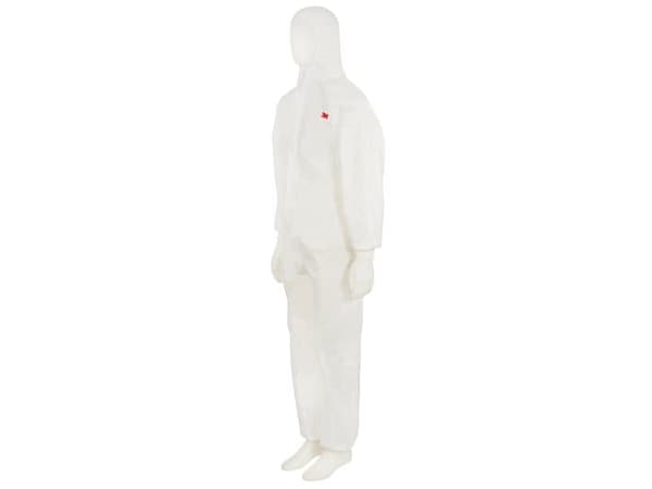 3M 4520, Grön, Vit, 3XL, Vuxen, Unisex, Dragkedja, Front
