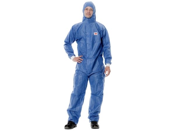 3M 4530, Blå, Hvit, 3XL, Voksen, Unisex, Glidelås, Front