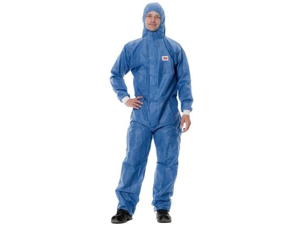 3M 4530, Blå, Hvit, 3XL, Voksen, Unisex, Glidelås, Front