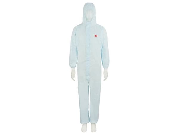 3M 4532+, Vit, 2XL, Vuxen, Unisex, Dragkedja, Front