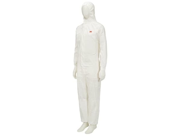 3M 4545, Hvit, L, Voksen, Unisex, Glidelås, Front