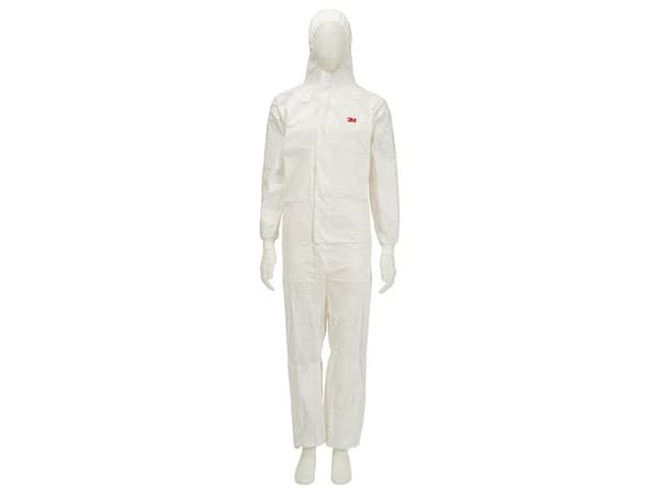 3M 4545, Hvit, L, Voksen, Unisex, Glidelås, Front