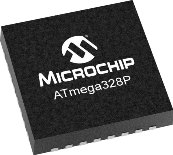 Microchip Technology ATMEGA328P, Dubbla kanaler, 0,00000032 GB, Recommended for Automotive Design, -40 ° C, 85 ° C