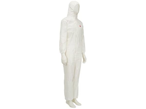 3M 4545, Hvit, XL, Voksen, Unisex, Glidelås, Front