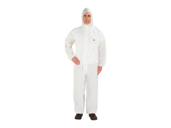 3M 4515 - XL, Valkoinen, XL, SML, Aikuinen, Unisex, Vetoketju