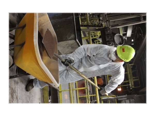 3M 4515-XL-White - Overtrekksdress - engangs - XL - SMS-stoff - hvit - PPE Category III, Type 5/6