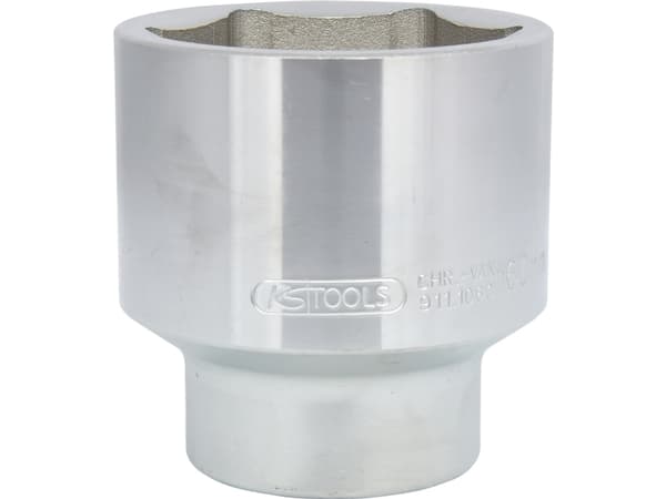 KS Tools 911.1060, Stikkontakt, 1", Metrisk, 1 hoder, 60 mm, Kromvanadiumstål