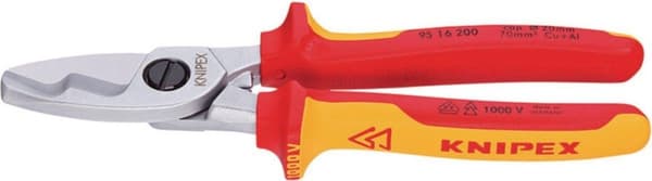 Knipex 9516200 Kabelsaks med dobbelte skær - 200mm