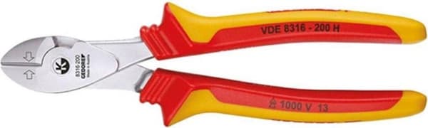 Gedore VDE 8316 H VDE diagonal skärtång POWER med hylsisolering - 200mm