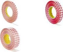 3M dobbeltklæbende tape GPT-020F, 25 mm x 50 m klar høj øjeblikkelig klæbeevne fugtbestandig - 1 stk (GPT-020F25)