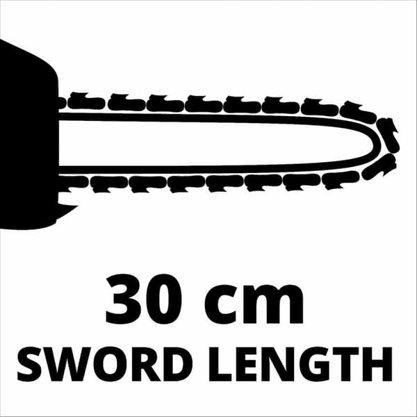 Einhell Battery Chainsaw FORTEXXA 18/30 Power X-Change (Li-ion - 18 V - harjaton moottori - 30 cm miekka - max. 4300 rpm - ilman akkua ja laturia)