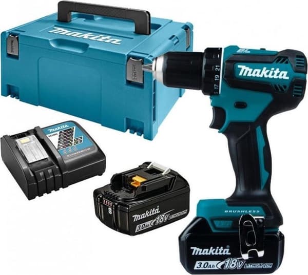 Makita DDF485RFJ batteridrevet boremaskine
