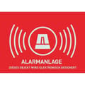 Miniatyrbillede 1 af 4: ABUS 191282 advarselsmærkat AU1323 alarm uden logo 74 x 52,5 mm reflekterende