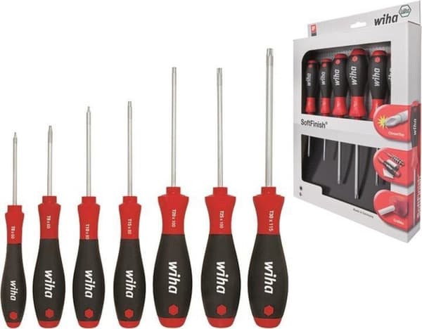 Wiha 362 K7 SoftFinish TORX skruetrækkersæt - 7 stk