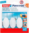 Miniatyrbillede 1 af 10: Tesa Powerstrips Small Oval - Hvid 3 stk