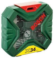 Bosch X-Line boresæt - 34 dele - Til træ, metal og sten