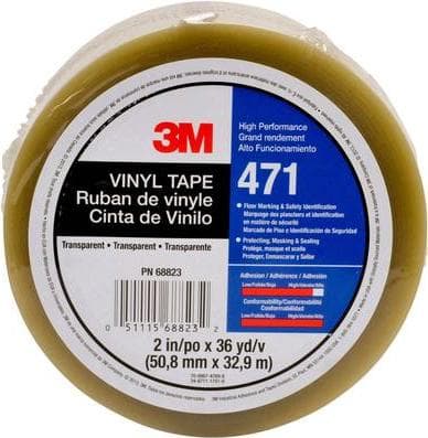 3M 471F 471T5033 PVC-tejp genomskinlig (L x B) 33 mx 50 mm 1 rulle(r) (471T5033)