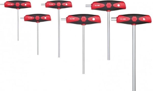 Wiha 334DS K6 6-delad ComfortGrip Skruvmejselsats med tvärhandtag - Insex