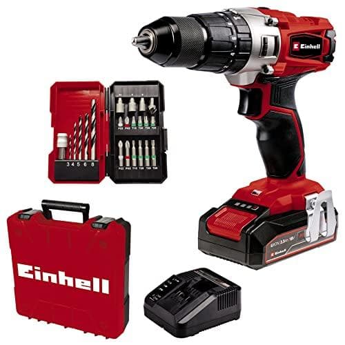 Einhell TE-CD 18/2 Li-i +22 (1x2,5 Ah) 2-växlad sladdlös slagborr inkl. fodral, inkl. batteri, inkl. laddare (4514220)